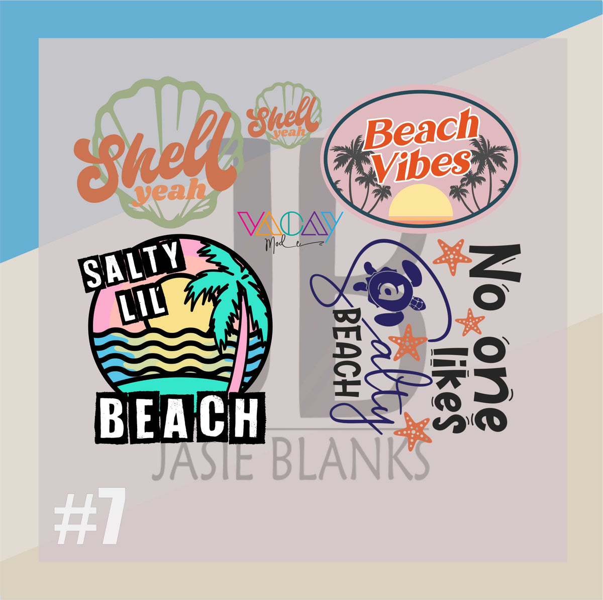 Beach Gang Sheet #7