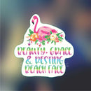 Beauty Grace & Resting Beach Face - Sticker