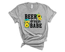 Beer Drinkin Babe Sunflower Leopard -  Transfer