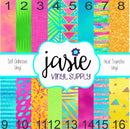 Abstract Highligher Printed Vinyl