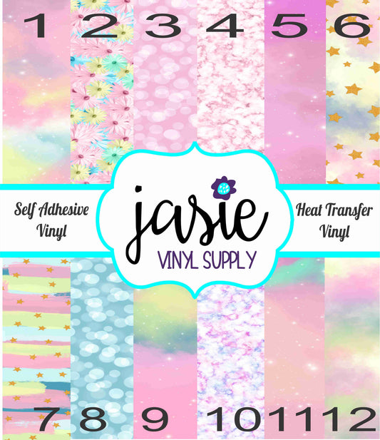 Shimmer Pastel Printed Vinyl