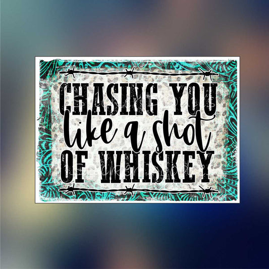 Chasing you - Sticker