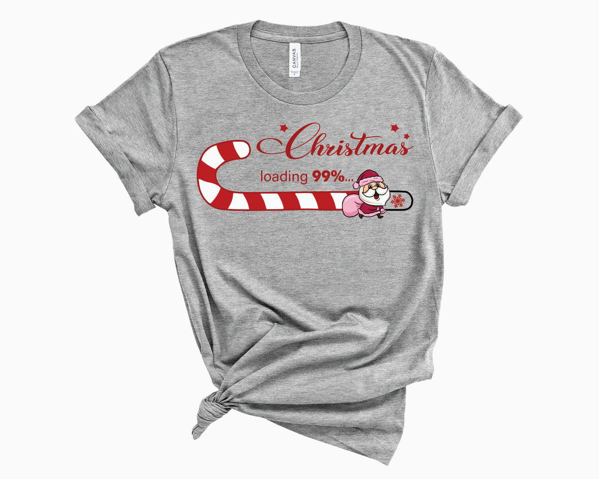 Christmas Loading Candy Cane- Transfer