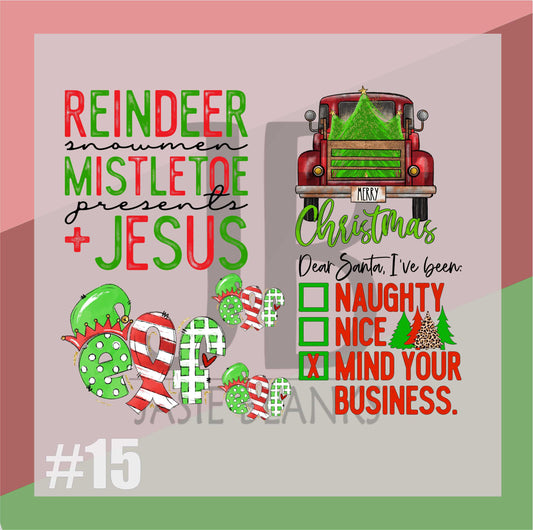 Christmas Gang Sheet #15