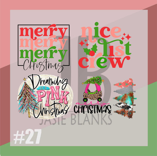Christmas Gang Sheet #27