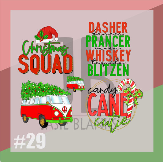 Christmas Gang Sheet #29
