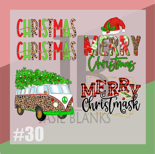 Christmas Gang Sheet #30