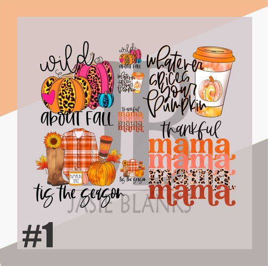 Fall Gang Sheet #1