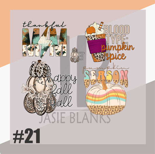 Fall Gang Sheet #21