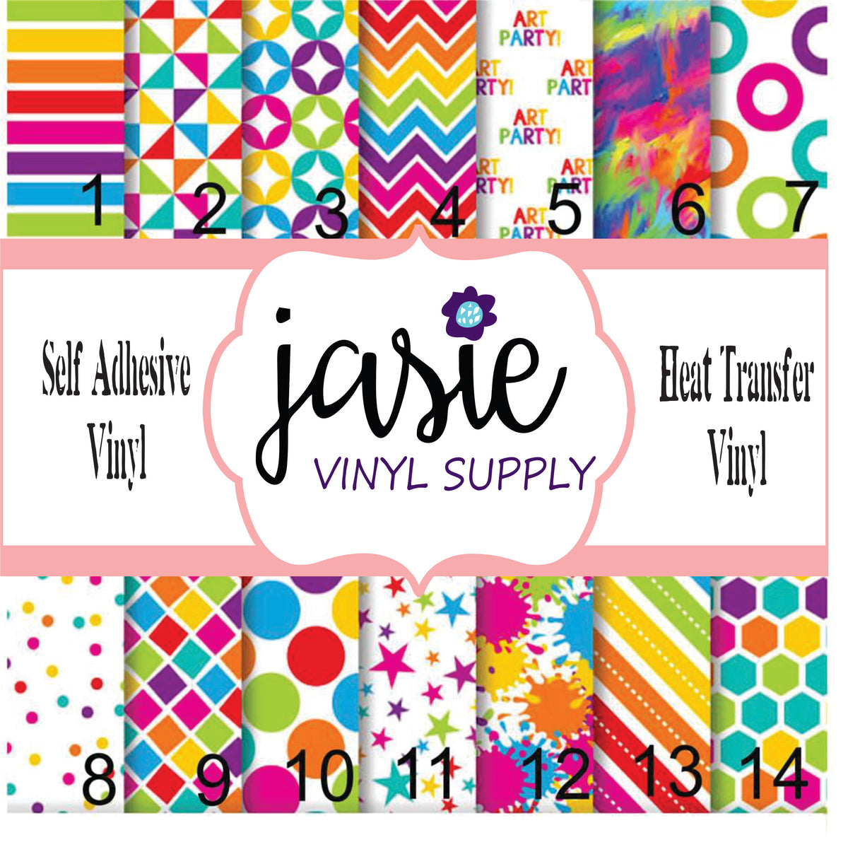 Fun Paint Printed Vinyl