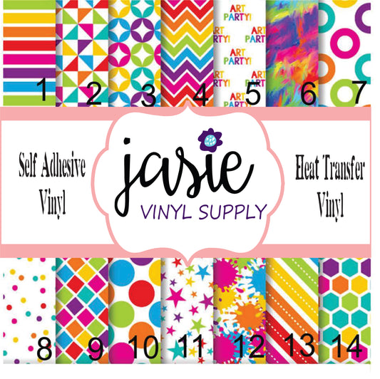 Fun Paint Printed Vinyl