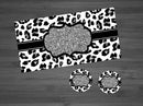 Leopard with Glitter Center Car Kit
