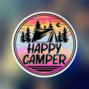 Happy Camper - Sticker
