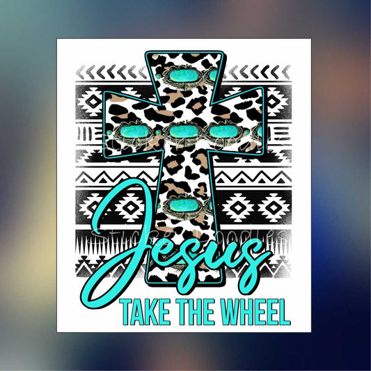 Jesus take the wheel - Sticker