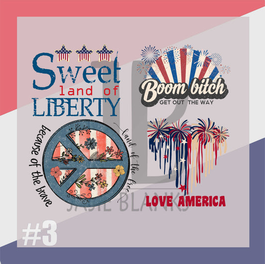 July 4th Gang Sheet #3