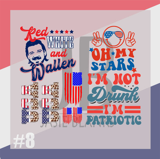 July 4th Gang Sheet #8