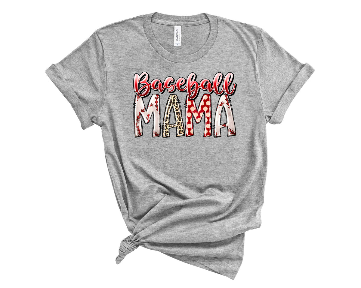 Leopard Baseball Mama | Transfer
