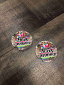 Car Coasters - Leopard Floral Chaos Coordinator