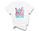 Love Like Jesus Pink Hearts - Transfer