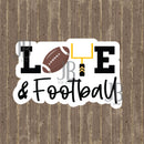 Love & Football Photo Prop