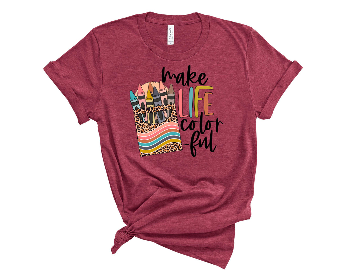 Make Life Colorful Leopard - Transfer