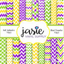 Mardi Gras Printed Vinyl