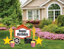 Happy Birthday Movie Yard Card Set