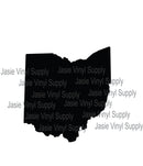 Acrylic-Ohio Keychain