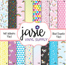 Rainbow Unicorn Printed Vinyl