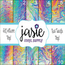 Rainbow Swirl Printed Vinyl