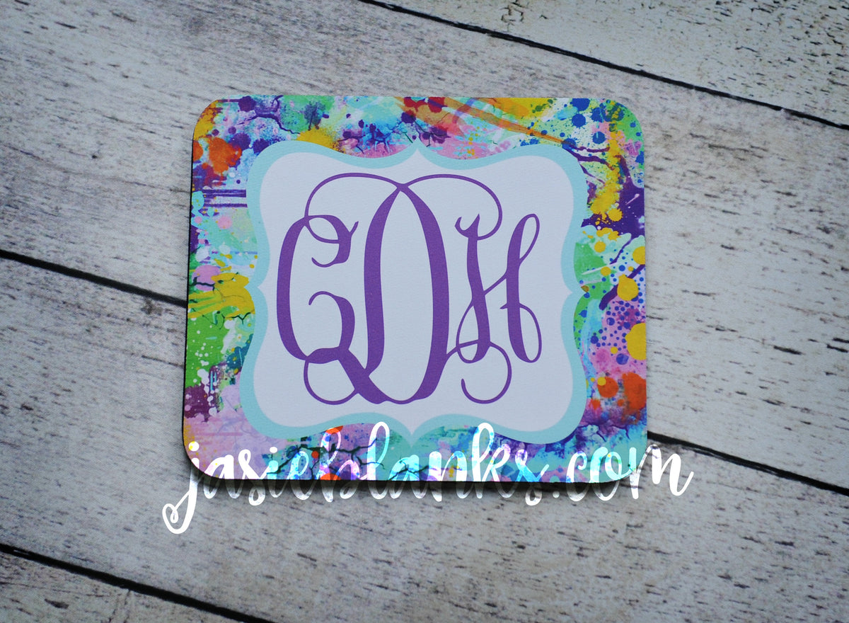 Rainbow Swirl Mouse Pad
