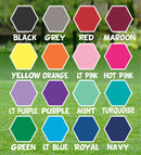 23"  Luckiest Guy Font Yard Sign Letters - VOWELS  - Solid Color | Yard Sign