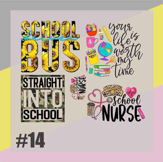 School Gang Sheet #14