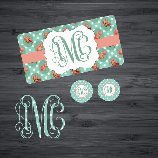 Shabby Chic Mint Car Kit
