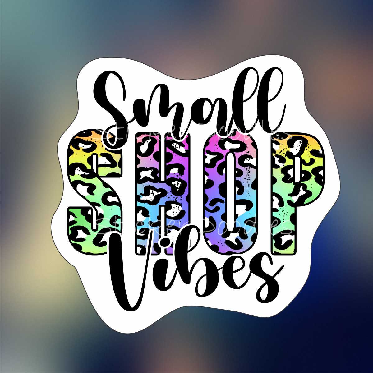 Small shop vibes - Sticker