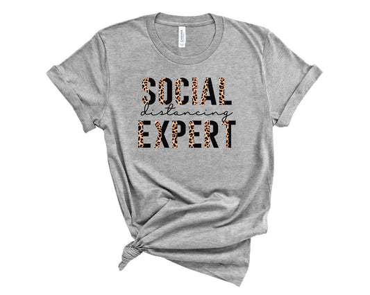 Social Distancing Expert Half Leopard Black -  Transfer
