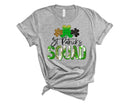 St Patricks Squad Leopard Tie Dye - Transfer