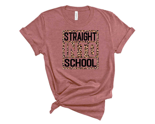 Straight Into School Leopard - Transfer