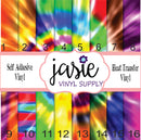 Tye Dye Printed Vinyl