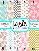 Mason Jar Chic Printed Vinyl