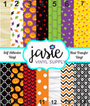 Scary Halloween Printed Vinyl