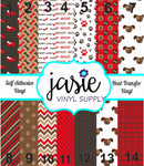 Woof Woof Printed Vinyl