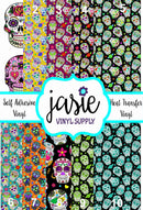 Sugar Skulls Printed Vinyl