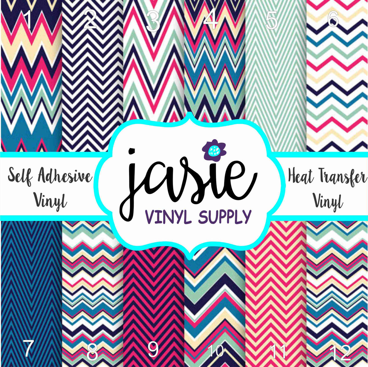 Chevron Patterns Printed Vinyl