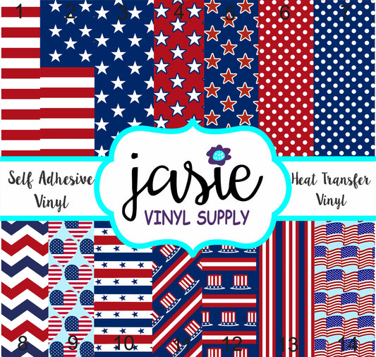 Proud to be an American Printed Vinyl