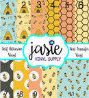 Busy Bumble Bee Printed Vinyl