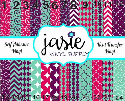 Whimsical Holiday Printed Vinyl
