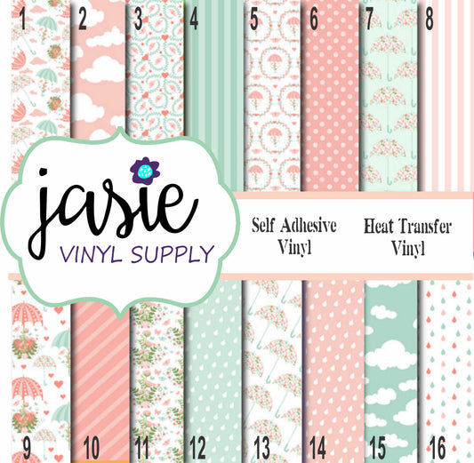 Wedding Shower Printed Vinyl