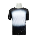 Polyester Bleach T-Shirt - Black