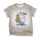 Polyester Bleach T-Shirt - Sand